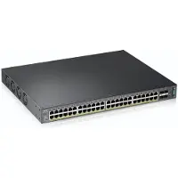 Zyxel XGS2210-52HP, Managed, L2, Gigabit Ethernet (10/100/1000), Power over Ethernet (PoE), Rack-Einbau, 1U