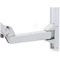 Ergotron Sit-Stand Combo Extender - Montagekomponente (Verlängerungsarm, Wandschienenhalterung, Armabdeckung) - Aluminium, hochwertiger Kunststoff - weiß