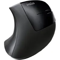 Perixx PERIMICE-713, ergonomische Maus, für Rechtshänder, vertikal, schwarz