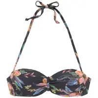 LASCANA Bügel-Bandeau-Bikini-Top "Malia" mit tropischem Print