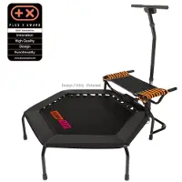 Hammer Fitness-Trampolin JumpStep, flexibles & gelenkschonendes Step-Board