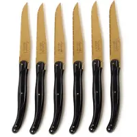 Laguiole Steakmesser Prestige Line Gold Stonewash (6-teilig)
