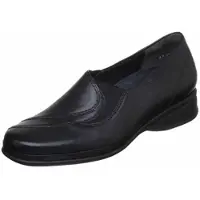 Semler Damen Slipper Sportlich Bequem schwarz
