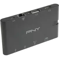 PNY A-2UF-2TC-K01-RB Notebook-Dockingstation & Portreplikator Andocken