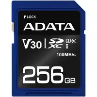 ADATA ASDX256GUI3V30S-R, 256 GB, SDXC, Klasse 10, UHS-I, 100 MB/s, 60 MB/s