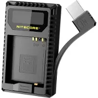 Nitecore UL109 USB-Ladegerät für Leica-Akku BP-DC15-E und Panasonic-Akku DMW-BLE9