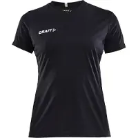 Craft T-Shirt Damen Squad Go Jersey Solid Black-S