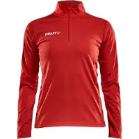 Craft Trainingsjacke Progress Halfzip LS Tee Damen Red-XXL