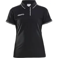 Craft Pro Control Poloshirt Damen - Schwarz / Weiß | Größe: XL