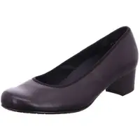 Semler Soft Anilin schwarz Damen Pumps in Schwarz, Größe 6