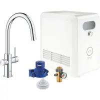 GROHE 31325002, Standard, Chrom, Hebelgriffe, Einzelbild, Typ C, Keramik