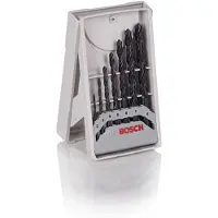 Bosch Metallbohrer-Set 7tlg. HSS-R DIN338 Bohrersatz Spiralbohrer 2607017036
