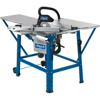 Scheppach Tischkreissäge TS310 | 230V Anschluss | 2200W Leistung | Sägeblatt Ø315mm | Schnitthöhe 83 mm | mit Tischverbreiterung, 2. Sägeblatt |