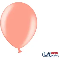Party Deco Strong Strong Luftballons 30 cm, Metallic-Roségold (1 Pck.)