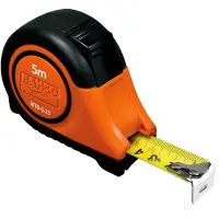 Bahco Massband kurz mit Gummibeschichtung, magnetisch, metrisch und Zoll 3 m
