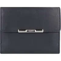 Esquire Leder Geldbörse Helena RFID Wallet Blue dunkelblau