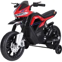 HOMCOM Kinder Elektro-Motorrad ab 3 Jahren Elektrofahrzeug PP 370-068