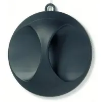 Comair Handspiegel Elegant 25 cm mattschwarz