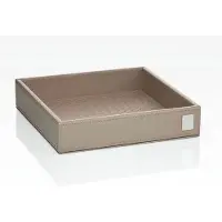 JOOP! JOOP Tablett quadratisch Bathline grau B 17 cm, H 3,5 cm, T 17 cm - grau