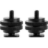SmallRig 1631 Zubehörschuhadapter mit 3/8" auf 1/4" Gewinde 2 Stk.