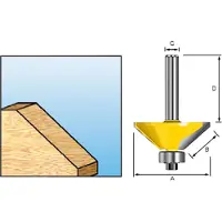 Makita Fräser Winkelkanten 6mm