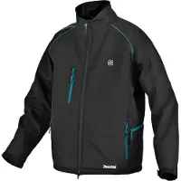 Makita DCJ205ZM Thermojacke mit fünf Heizelementen und drei Heizstufen