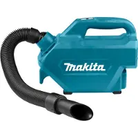 Makita CL121DZX, Trocken, Staubbeutel, 0,3 l, 68 dB, Schwarz, Blau