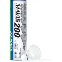 Yonex Badminton-Shuttles Mavis 200 Nylon weiß 6 Stück