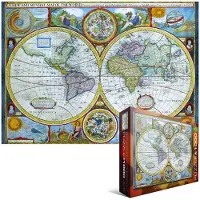 Eurographics Antique Map 1000pcs, 1000 Stück(e), Landkarten