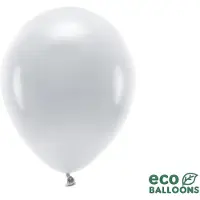 Party Deco Eco Balloons 30cm pastel, grey (1 pkt / 100 pc.)