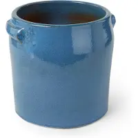Serax - Jars pottery Blumentopf, blau, M