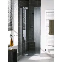 Kermi Pendeltür FILIA XP 1TR 10020, FX1TR10020VAK, Farbe: Silber Hochglanz Echtglas klar