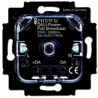 Busch-Jaeger 2117/11 U, Dimmer, Eingebaut, Drehregler, Schwarz, IP20, 230 V