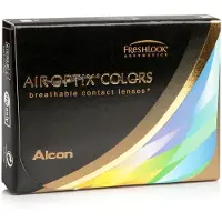 Alcon Colors (2er Packung) Monatslinsen (2.5 dpt & BC 8.6), grau