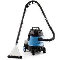 Klarstein Reinraum 2G Nass-/Trockensauger Staubsauger Teppichreiniger Shampooreinigung, stabiler 20 Liter-Tank, 1250 Watt Saugleistung, Abschaltautomatik, Viel Zubehör, schwarz-blau