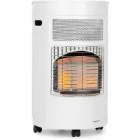 Blumfeldt Bonaparte Gasheizung - Gasofen mit 3 Leistungsstufen 1600, 2600 und 4200 Watt, Katalytofen für Gasflaschentyp: 5kg bis 15kg, integrierter Piezozünder, Infrarot-Keramikbrenner, weiß