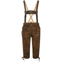 Stockerpoint Lederhose "Justin 4" in havanna gespeckt | Gr.: 50