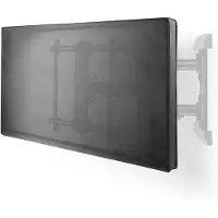 Nedis Outdoor-TV-Schirm-Abdeckung - Bildschirmgröße: 30 - 32 " - Supreme Quality Oxford - Schwarz