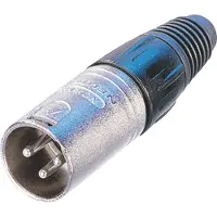 Neutrik NC3MX XLR-stik Stik, lige Poltal: 3 Sølv 1 stk