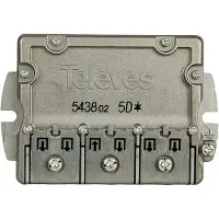 Televes 543802, Kabelsplitter, 5 - 2400 MHz, Edelstahl, 10 dB, 1 Stück(e), Sichtverpackung