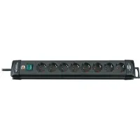 Brennenstuhl Premium-Line Steckdosenleiste 8-fach schwarz 3m H05VV-F 3G1,5, 1951180100