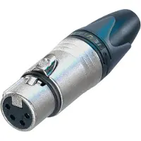 Neutrik Kabelbuchse XLR vernickelt 4-polig