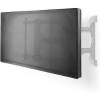 Nedis Outdoor-TV-Schirm-Abdeckung - Bildschirmgröße: 55 - 58 " - Supreme Quality Oxford - Schwarz
