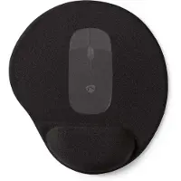 Nedis Mouse Pad 215 mm Schwarz Schwarz