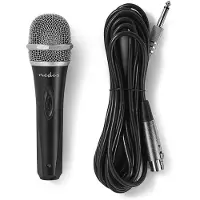 Nedis Kabelgebundenes Mikrofon - Cardioid - 50 Hz - 15 kHz - Ein-/Ausschalter - Abnehmbares Kabel -