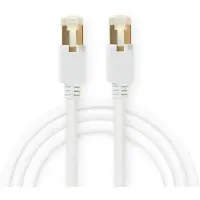 Nedis CAT6 Netzwerkkabel | RJ45 Stecker | RJ45 Stecker | S/FTP | 5,00 m | Rund | LSZH / PVC | Weiß | Box mit Fenster