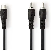 Nedis Subwooferkabel 2x Cinch-Stecker