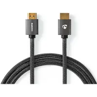 Nedis Cvtb34000gy30 High Speed Hdmi-kabel über Ethernet Hdmi-hdmi 4k Arc 18 Gbit/s Baumwolle 3 M 60hz