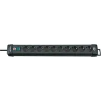 Brennenstuhl Premium-Line Steckdosenleiste 10-fach schwarz 3m H05VV-F 3G1,5, 1951100100