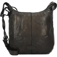 Harold's Leder Schultertasche Submarine Pouch Up Black schwarz